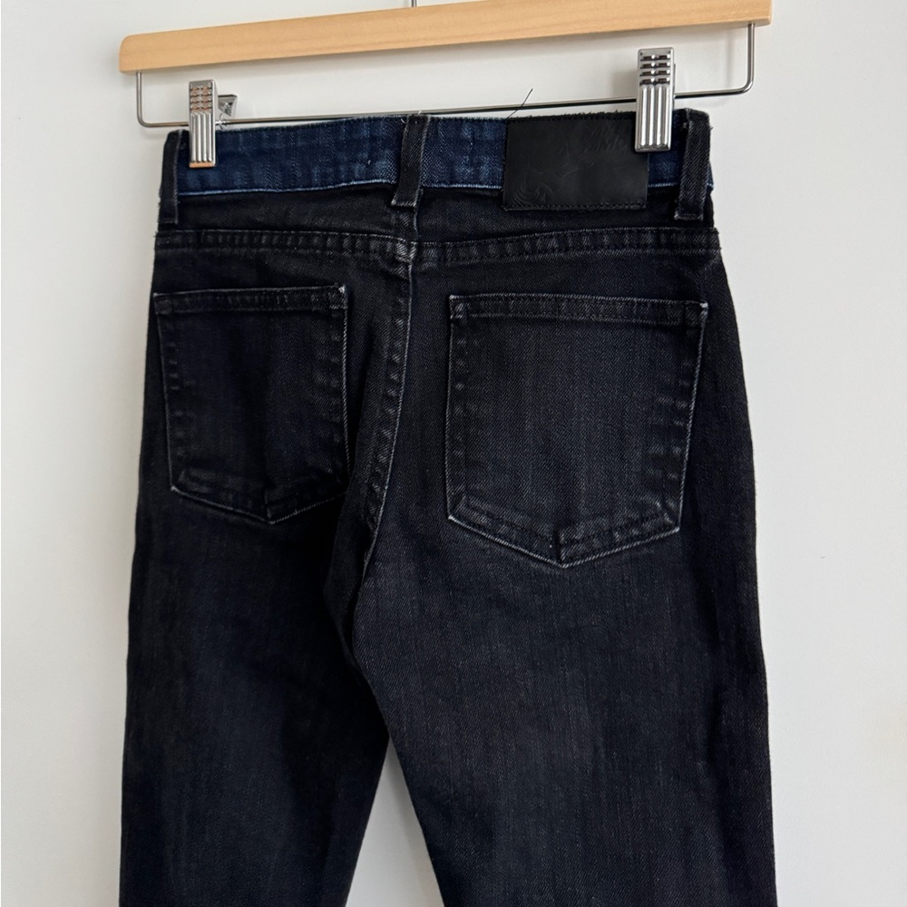 Naked & famous 2 tone low slim jeans
